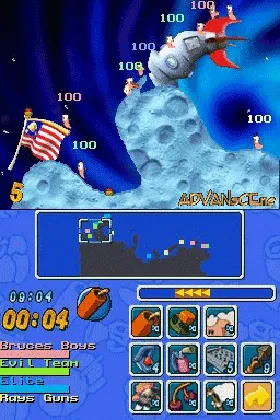 Worms - Open Warfare (USA) screen shot game playing